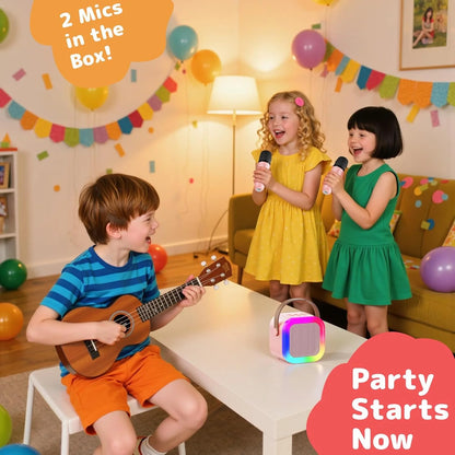Karaoké Duo LED – Rires, chants et souvenirs en famille garantis !